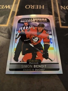 2021-22 O-Pee-Chee Platinum Rainbow Base Masquee Rookies Simon Benoit #235 - Picture 1 of 2