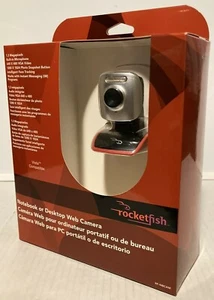 Rocketfish Notebook or Desktop Web Camera RF-NBCAM Intelligent Face Tracking NIB - Picture 1 of 8
