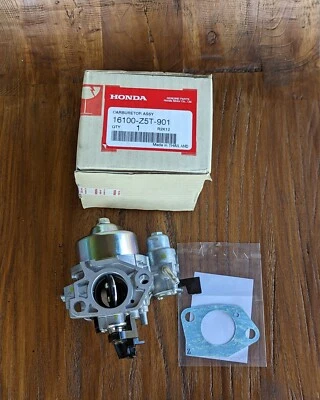 OEM Honda Carburetor & Gasket 16100-Z5T-901 / GX390 13HP Same Day Shipping - Image 1 of 4