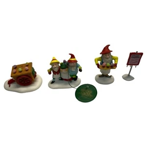 Heritage Village Collection Snow Cone Elves Set Of 4 #5637-5 - Picture 1 of 8