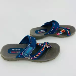 Skechers Donna Zig Swag Slide Multicolore Punta Chevron Anello Gancio Anello 7 - Foto 1 di 8