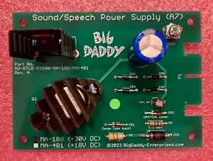 Scheda di alimentazione audio/speciale Big Daddy Gottlieb MA-188 (A7) - Foto 1 di 1