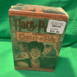Harry Potter And The Goblet Of Fire Audio Book Unabridged On 12 Cassette Tapes