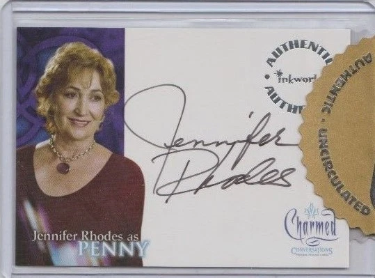 Tarjeta coleccionable con autógrafo Charmed Conversations Jennifer Rhodes como Penny (Razor) Foto 1 de 1