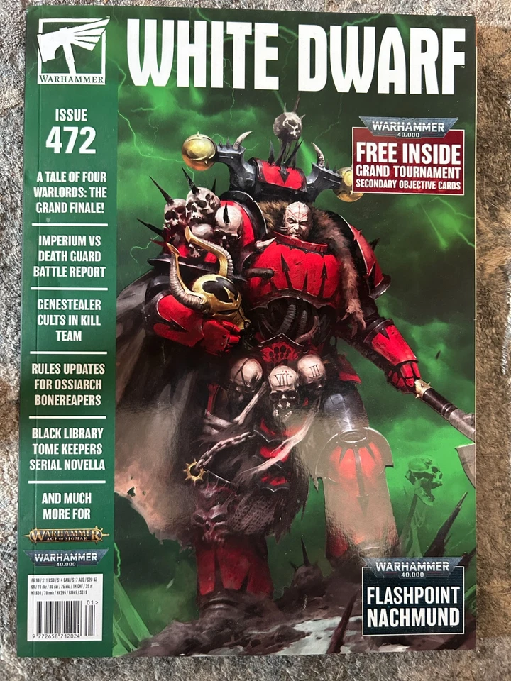 Games Workshop WD1160 White Dwarf Magazine