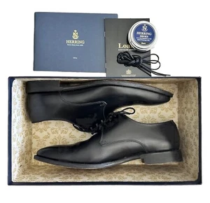 Loake Cornwall 1880 elegante Lederschuhe schwarz Größe 12 schmale Passform - Bild 1 von 11