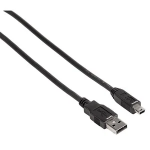 Hama USB-2.0 Anschlusskabel USB-A - USB-Mini-B Stecker 1,80m Navi Laptop CarHiFi - Bild 1 von 2