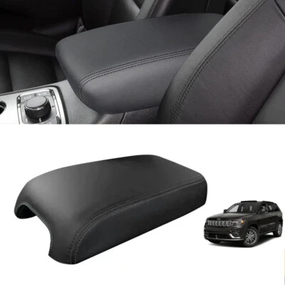 Cubierta de repuesto para reposabrazos de tapa de consola negra para Jeep Grand Cherokee 2011-2020 Foto 1 de 4