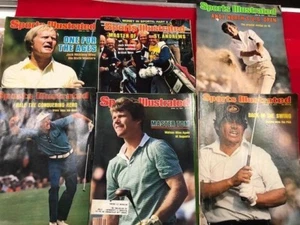 Lot of 6 Sports Illustrated JACK NICKLAUS 1970s-80'S WATSON- TREVINO- IRWIN-LOOK - Picture 1 of 3