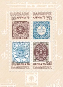 Denmark 1975 Yvert SS 3 Philatelic Exhibition MNH - Picture 1 of 1