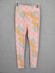 NUEVO Leggings LulaRoe Rosa Pasteles Tema Geométrico Juvenil Adolescente - Imagen 1 de 6