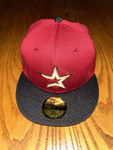 HOUSTON ASTROS MLB ALL STAR NEW ERA MEN'S MESH 59FIFTY FITTED HAT SIZE 7 1/8 - Picture 1 of 7