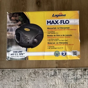 Laguna Max-Flo Waterfall & Filter Pump 2200 LPH 600 US GPH - Picture 1 of 2