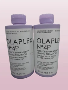 Champú púrpura tonificante potenciador rubio Olaplex No.4P 8,5 oz 2 un. - Imagen 1 de 3