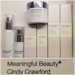 Cindy Crawford MEANINGFUL BEAUTY 7 Pc Skin Care - Masque Serum Anti Aging READ - Picture 1 of 10