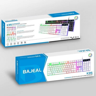 Elegant and Reliable Wired USB Keyboard with Engraved Transparent Letters - Image 1 of 4