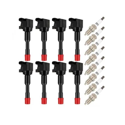 8Pcs Ignition Coils &  Spark Plugs Kit For Honda Civic Hybrid 1.3L 1.8L L4 UF374 - Image 1 of 4