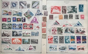 Lot Monaco alte Briefmarken Sammler MH - Bild 1 von 2