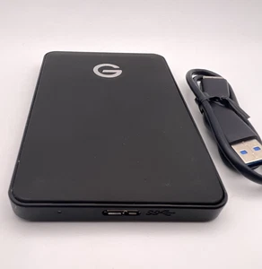 G-Technology 1TB G-DRIVE USB 3.1 Mobile Hard Drive 0G05449 – Working - Picture 1 of 5