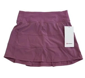 Falda Lululemon Nueva Talla 2 Ritmo Largo Rival Tiro Medio Atlético Skort Terciopelo Polvo - Imagen 1 de 15