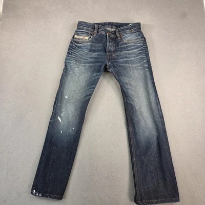 Jeans Diesel Masculino Azul Zatiny Regular Bootcut Denim Desgastado 0073N Compatível 30x28 - Imagem 1 de 4