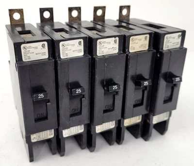 Lote de 5 - GHB1025 Cutler-Hammer 25 Amp Disyuntor - Opción al día siguiente Foto 1 de 4