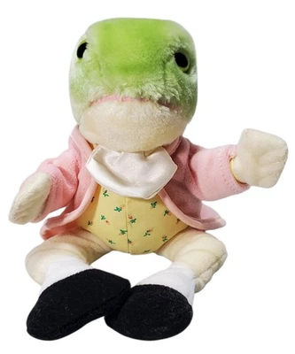 Mr. Jeremy Fisher 9” Plush Stuffed Frog Beatrix Potter Peter Rabbit Eden Toys - Image 1 of 4