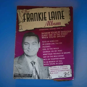 Frankie Laine The Album Original Vintage Sheet Music Booklet Very Good Condition - Imagen 1 de 4