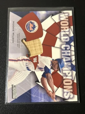 2002 Topps Stadium Club - World Champions Relics Mookie Wilson #WC-MW (MEM) - Image 1 of 2