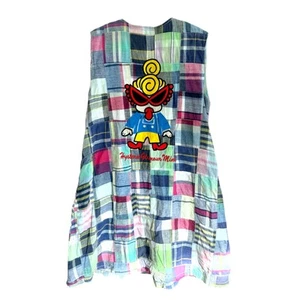 Girls Hysteric Glamour Mini Patchwork Plaid Dress Sz 140 - Picture 1 of 7