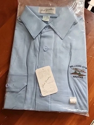 De Colección - Nueva Con Etiquetas Williams AFB Arizona Camiseta Para Hombre Azul Claro Polo Manga Corta Mediana  Foto 1 de 4
