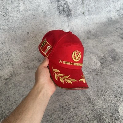 Gorra Michael Schumacher Ferrari Campeón del Mundo 2001 Oficial Vintage F1 Foto 1 de 4