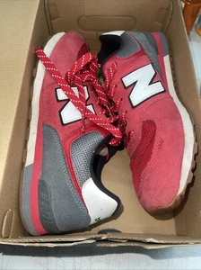 New Balance 574 Lifestyle - Classic Red Sneakers - GC574ATG - Youth Size 6.5 - Picture 1 of 13