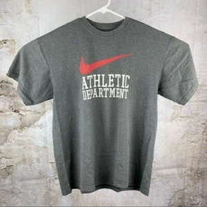 Camiseta Nike Athletic Department para hombre talla mediana gris manga corta - Imagen 1 de 4