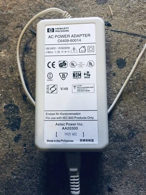 AC POWER ADAPTER (Hewlett Packard C6409-60014) 18V 1.1A - Image 1 of 2