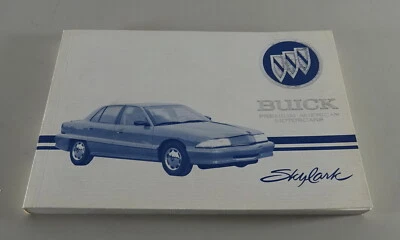 Manuale Dell'Utente / Manuale Buick Skylark Anno 1995 - Immagine 1 di 2