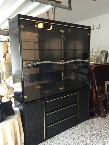 China Closet / Curio Black Lacquer - $1800 Cover
