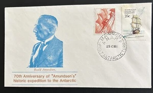 Australian Antarctic Territory FDC 1981 70th Anniv. Amundsen’s Historic Expediti - Bild 1 von 4