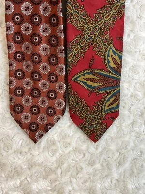 2 Corbatas Harrod’s 100% Seda Hechas en Londres Foto 1 de 4