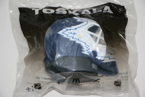 McDonalds 2009 NHL - Hockey Helmet - Vesa Toskala - New - Sealed Cover
