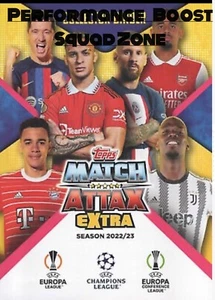 Tarjetas Squad Zone Performance Boost Match Attax Extra 2022/2023 Topps 22/23 - Imagen 1 de 53