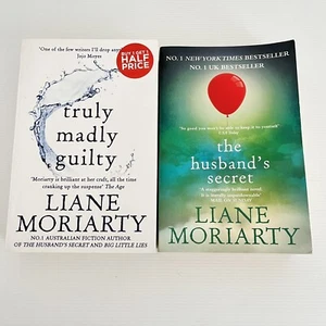 Liane Moriarty Book Bundle x2 Truly Madly Guilty & The Husband's Secret - Picture 1 of 15