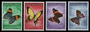 Malawi 1984 - Mi-Nr. 432-435 ** - MNH - Mariposas / Mariposas - Imagen 1 de 1