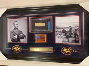 William T Sherman autograph signed Civil War cut auto collage framed JSA - Picture 1 of 5