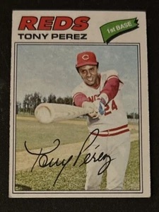 1977 Topps Tony Perez Baseball Card #655 Reds HOF 1B VG O/C - Picture 1 of 2