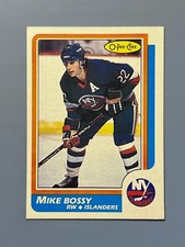 1986-87 O-PEE-CHEE MIKE BOSSY #90 NEW YORK ISLANDERS HOF