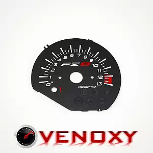 Yamaha FZ8 Gauge Face Dial BLACK - Picture 1 of 1