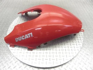 2012 12-13 Ducati Diavel Fuel Gas Tank Cover Center Fairing Panel Bezel Trim Red - Picture 1 of 9