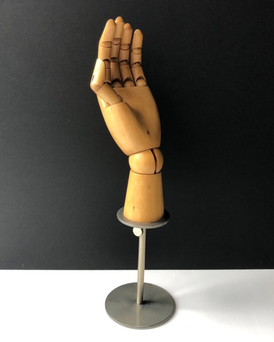 Hand Mold Kit Couples 10 Inch Wooden Articulated Hand Model - Right ...