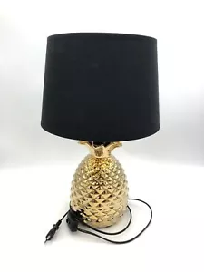 Reality Lauchten Pineapple R50431079 Lampada da Tavolo, Ceramica, Paralume in Tessuto-Difettoso - Foto 1 di 6